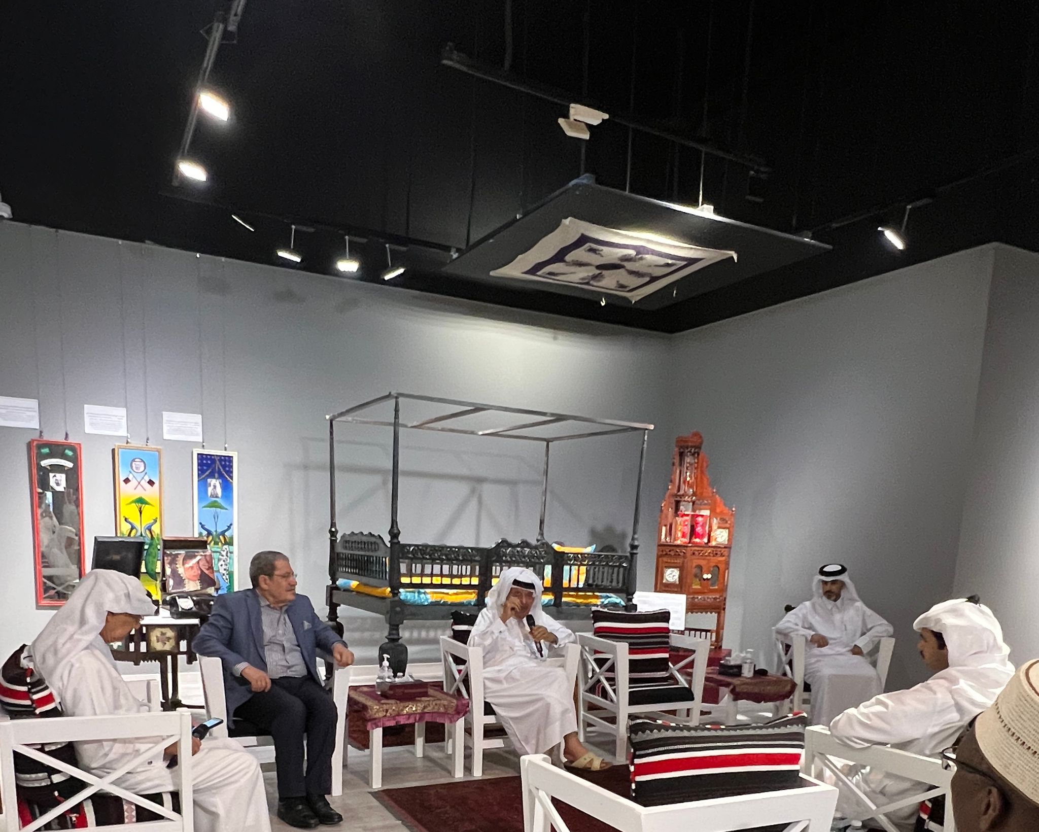The cultural forum for the exhibition of treasures from the heritage of the Abdullah Al-Ghanim Museum collection
