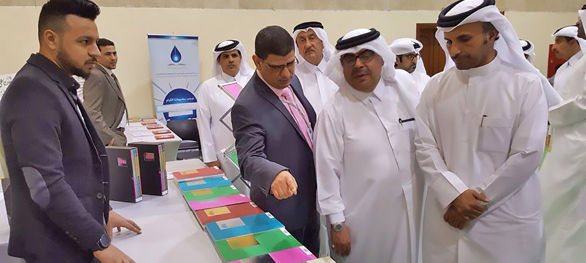 The Center participates in the first national book fair at Al Khor, Qatar (April 2017)